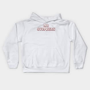 No Surprises (radiohead) Kids Hoodie